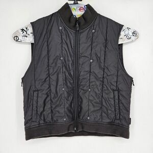 Vintage Polo Ralph Lauren‎ Vest Mens XL Full Zip Buttons Outdoor Jacket Black